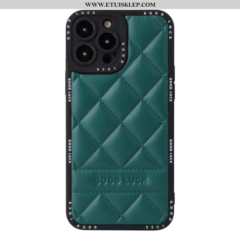 Etui do iPhone 14 Pro Powodzenia Pikowane